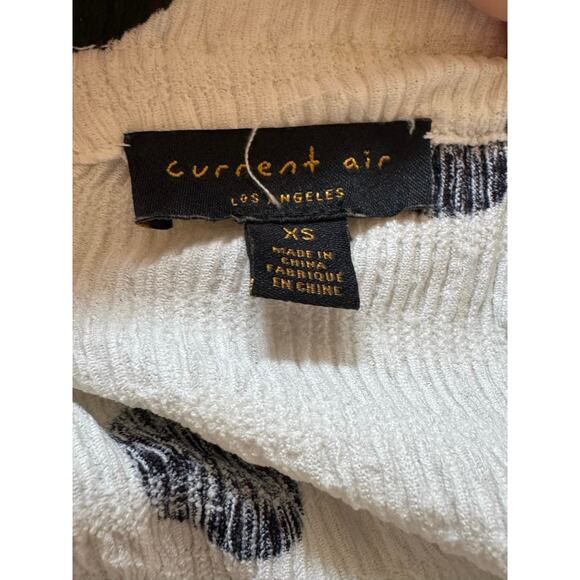 Anthropologie Current Air White & Black Polka Dot Swing Camisole – Size XS - Picture 4 of 6